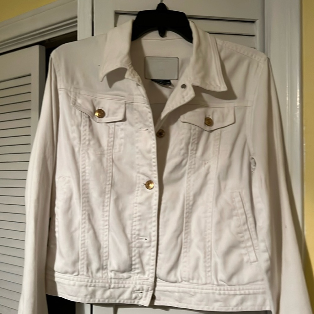 Classic Lauren Jeans white jean jacket